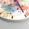 Wanduhr - Rund - Glasuhr - Farbe Konzept Katze - 40x40cm - Produktbild-Vorschau 5