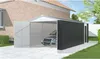Metallgarage "Houston" - 15,36 m² mit Dachrinne  - Produktbild-Vorschau 5