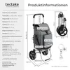 tectake Einkaufstrolley 3-in-1 klappbar mit Kühltasche 56L Produktbild-Vorschau 5
