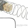 com-four® 10x Blumenwickeldraht-Set, Bindedraht verzinkt, Produktbild-Vorschau 3