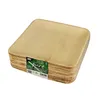 PAPSTAR Palmblatt-Teller "pure" eckig, 255 x 255 x 15 mm Anteprima dell’immagine prodotto 2