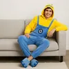 Pigiama tutina Kigurumi costume per adulti Giallo Minion Anteprima dell’immagine prodotto 9