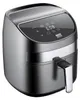 A silver and black air fryer with a digital display. Náhľad obrázku produktu