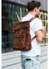 Beltimore Vintage-Leder Rucksack 15,6" Braun Produktbild-Vorschau 2