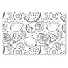 MuchoWow® Mauspad Mousepad Erdbeere - Kiwi - Muster - Produktbild-Vorschau 1