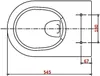 BERNSTEIN Design Wand-Hänge WC Toilette Nano inkl. Produktbild-Vorschau 4