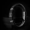 UNIQAL | Schwarzes Lederarmband Herren "PREMIUM STYLE" Produktbild-Vorschau 3