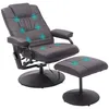 Sillón reclinable HOMCOM con reposapiés, sillón giratorio Vista previa de la imagen del producto 9