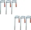 6 Stück Ganzstahl-Schraubzwinge 60 x 120 mm Tischzwinge Produktbild-Vorschau 1