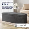 CASARIA® Panca Contenitore Pieghevole 115x40x40cm con Anteprima dell’immagine prodotto 8