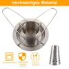 Hähnchenbräter, 2 Stück Edelstahl Hähnchengrill, Bierdose Produktbild-Vorschau 3