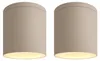 Ledvion 2er Set LED Aufbauspot IP54 Beige GU10 Fassung ohne Produktbild-Vorschau 1