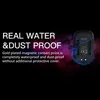 A product image with text highlighting its waterproof and dustproof features, alongside a close-up of the product's back. Podgląd zdjęcia produktu