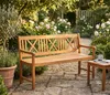 Gartenbank MALMÖ 3-sitzig aus wetterfestenHolz mit Produktbild-Vorschau 1