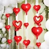 28 Stück LOVE Herz XXL Folienballon Set rot gold – Produktbild-Vorschau 5
