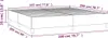 Maison Exclusive - Bedframe met boxspring, donkergrijs, 200 Productafbeelding-voorbeeld 8