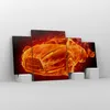 Bild auf Leinwand - Leinwandbild - Auto Flammen Räder - Produktbild-Vorschau 4
