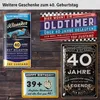 Blechschild 40 Schild Geburtstag, 40er Schild ORTSSCHILD, Produktbild-Vorschau 6