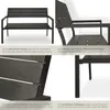 Záhradná lavica Line 2-miestna 128 x 59 x 88 cm Náhľad obrázku produktu 10