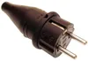 as-Schwabe 60412 as-Schwabe Vollgummi Schuko-Stecker Vista previa de la imagen del producto 3