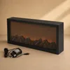 Dekorativer LED-Kamin, aus Metall, 10 x 57 x 25 cm Produktbild-Vorschau 9
