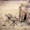 KOMFOTTEU Set da 2 sgabelli da campeggio pieghevoli, Anteprima dell’immagine prodotto 2