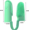 2 Paare Hundezahnbürste Fingerling Wiederverwendbar, Pet Produktbild-Vorschau 2