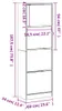 vidaXL Schuhschrank mit 4 Klappen Weiß 60x34x187,5 cm Produktbild-Vorschau 8