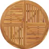 vidaXL Gartentisch Ø 85 cm Massivholz Akazie Produktbild-Vorschau 4