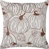 BELIANI Dekokissen Beige / Braun 2er Set Samtstoff 45 x 45 Produktbild-Vorschau 4