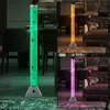 Collage of three different colored bubble lamps with decorative fish in a modern interior setting. Produktbild-Vorschau