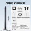 Skleněná svorka VEVOR, 90 cm vysoký držák skleněného Náhled obrázku produktu 7