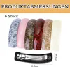Haarspangen Französische Haarspangen für Frauen, 6 Stücke Produktbild-Vorschau 2