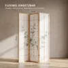 Homestyle4u Paravent Raumteiler 3 teilig Holz Natur Produktbild-Vorschau 2