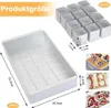 Backform Zahlen Groß Verstellbar Aluminium Backformen Produktbild-Vorschau 2