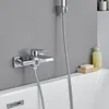 Waterval Badarmatuur - Badkuiparmatuur - Chroom - Mengkraan Productafbeelding-voorbeeld 4