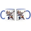 Ziegenbock Dabbing Tasse Blau Tiermotiv Tanzliebhaber Produktbild-Vorschau 3