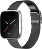SYSTEM-S Armband Milanaise aus Metall für Fitbit Versa 3 2 Produktbild-Vorschau 1