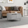 vidaXL Couchtisch Grau Sonoma 55x55x36,5 cm Holzwerkstoff - Produktbild-Vorschau 2