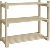 Stojak na buty 'Them' z 3 półkami drewno sosnowe 60 x 68 x Podgląd zdjęcia produktu 2