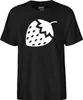 Huuraa Herren T-Shirt Erdbeere Strawberry XL Black Bio Produktbild-Vorschau 2
