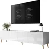 lukmebel Fernsehschrank, Weiß Gold, Hochglanz, AURA, B 200 Produktbild-Vorschau 4