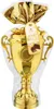 Heidel Gold Kunststoff Pokal mit Pralinen Schokoladenkugeln Produktbild-Vorschau 1