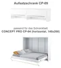 Aufsatzschrank CP-09 Weiß Matt LENART CONCEPT PRO für Produktbild-Vorschau 5