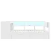 A white daybed with storage drawers and LED lighting. Náhľad obrázku produktu