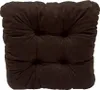 6-Pack cuscini trapuntati per sedia marroni 38x38x8 cm - Anteprima dell’immagine prodotto 2