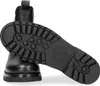 A black boot is shown from the sole up, with the sole prominently displayed. Produktbild-Vorschau