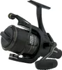A black fishing reel is shown against a white background. Náhľad obrázku produktu
