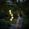 Windspiel Luftballon Heißluftballon LED Solar Lichterkette Produktbild-Vorschau 3