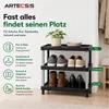 ARTECSIS®: Scaffale per scarpe in plastica con 3 ripiani, Anteprima dell’immagine prodotto 2